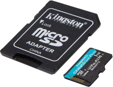 Karta pamięci microSD Kingston Canvas Go Plus microSDXC C10 UHS-I 1TB Karta pamięci microSD Kingston Canvas Go Plus microSDXC C10 UHS-I 1TB