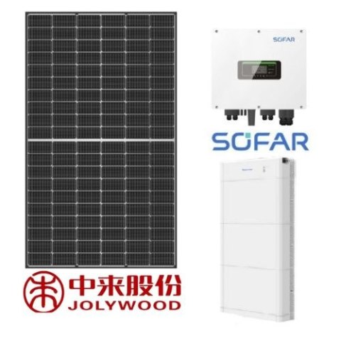 Zestaw Hybrid 10.13 kW: SOFAR HYD10KTL-3PH +25*JA SOLAR 405W MR Czarna rama + Magazyn energii Sofar 15kWh BTS E10-DS5 Zestaw Hybrid 10.13 kW: SOFAR HYD10KTL-3PH +25*JA SOLAR 405W MR Czarna rama + Magazyn energii Sofar 15kWh BTS E10-DS5