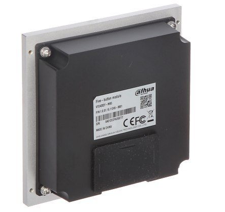 Moduł 5 przycisków DAHUA VTO4202F-MB5 Moduł 5 przycisków DAHUA VTO4202F-MB5