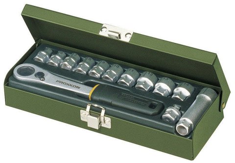 ZESTAW NASADEK 1/4'' Z GRZECHOTKĄ PRZELOTOWĄ, 13CZ. ZESTAW NASADEK 1/4'' Z GRZECHOTKĄ PRZELOTOWĄ, 13CZ.