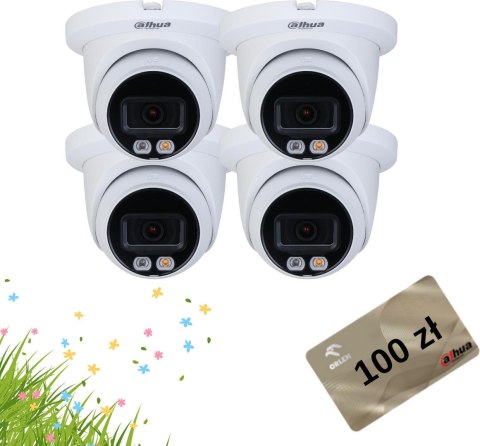 Kamera IP Dahua 8mpx IPC-HDW2849TM-S-IL-0280B Opakowanie zbiorcze 4szt + Gratis