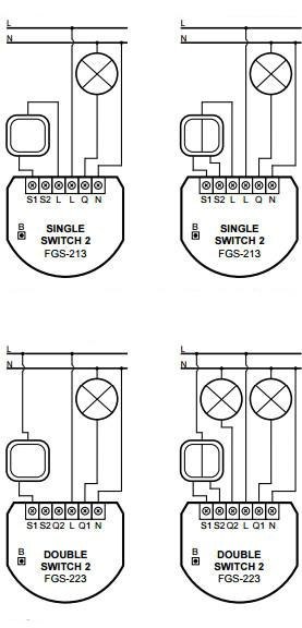 Moduł przekaźnikowy Single Switch 2 FIBARO FGS-213 Moduł przekaźnikowy Single Switch 2 FIBARO FGS-213