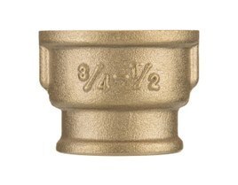 ZŁĄCZKA MOSIĘŻNA REDUKCYJNY GWINT Z/W 1/2*3/8 ZŁĄCZKA MOSIĘŻNA REDUKCYJNY GWINT Z/W 1/2*3/8