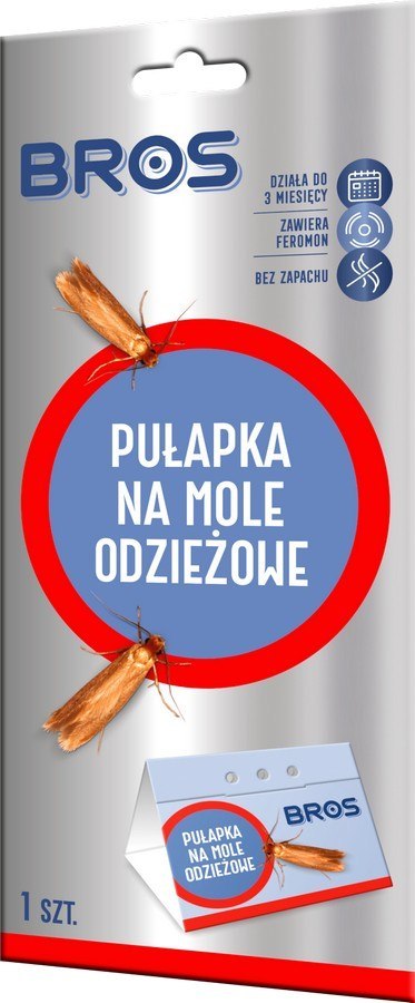 PUŁAPKA FEROMONOWA NA MOLE ODZIEŻOWE 1SZT PUŁAPKA FEROMONOWA NA MOLE ODZIEŻOWE 1SZT