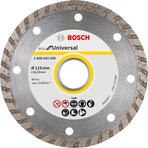TARCZA DIAMENTOWA BUDOWLANA ECO TURBO 115MM TARCZA DIAMENTOWA BUDOWLANA ECO TURBO 115MM