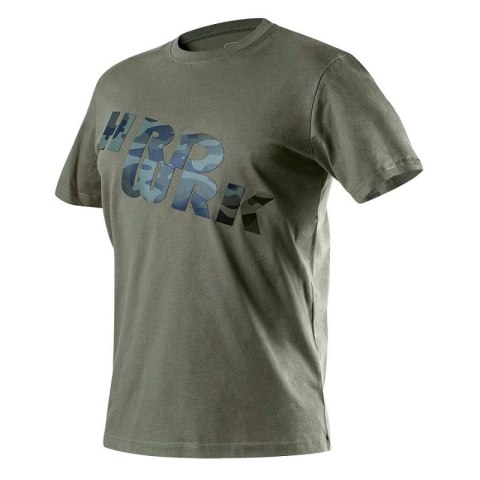 T-SHIRT ROBOCZY OLIWKOWY CAMO, ROZM.L T-SHIRT ROBOCZY OLIWKOWY CAMO, ROZM.L