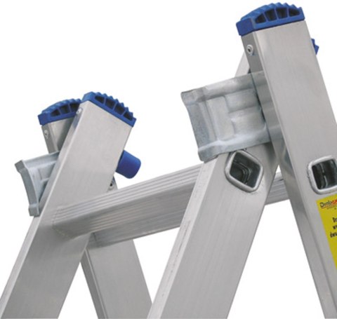 DRABINA ALUMINIOWA 2-ELEMENTOWA 421CM 9+9 SZCZEBLI DRABINA ALUMINIOWA 2-ELEMENTOWA 421CM 9+9 SZCZEBLI