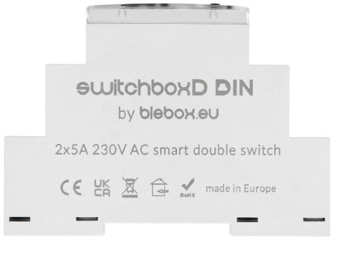 Moduł przekaźnikowy switchboxd din Blebox Moduł przekaźnikowy switchboxd din Blebox