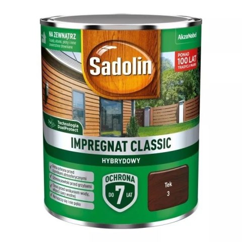 SADOLIN IMPREGNAT CLASSIC HYBRYDOWY 7 LAT TEK 4.5L SADOLIN IMPREGNAT CLASSIC HYBRYDOWY 7 LAT TEK 4.5L