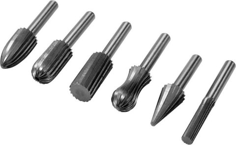 FREZY TRZPIENIIOWE DO METALU FI 6MM 6 SZT. FREZY TRZPIENIIOWE DO METALU FI 6MM 6 SZT.