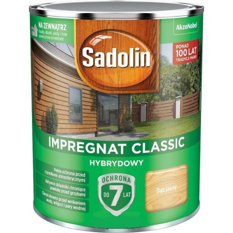 SADOLIN IMPREGNAT CLASSIC HYBRYDOWY 7 LAT DĄB JASNY 4.5L SADOLIN IMPREGNAT CLASSIC HYBRYDOWY 7 LAT DĄB JASNY 4.5L